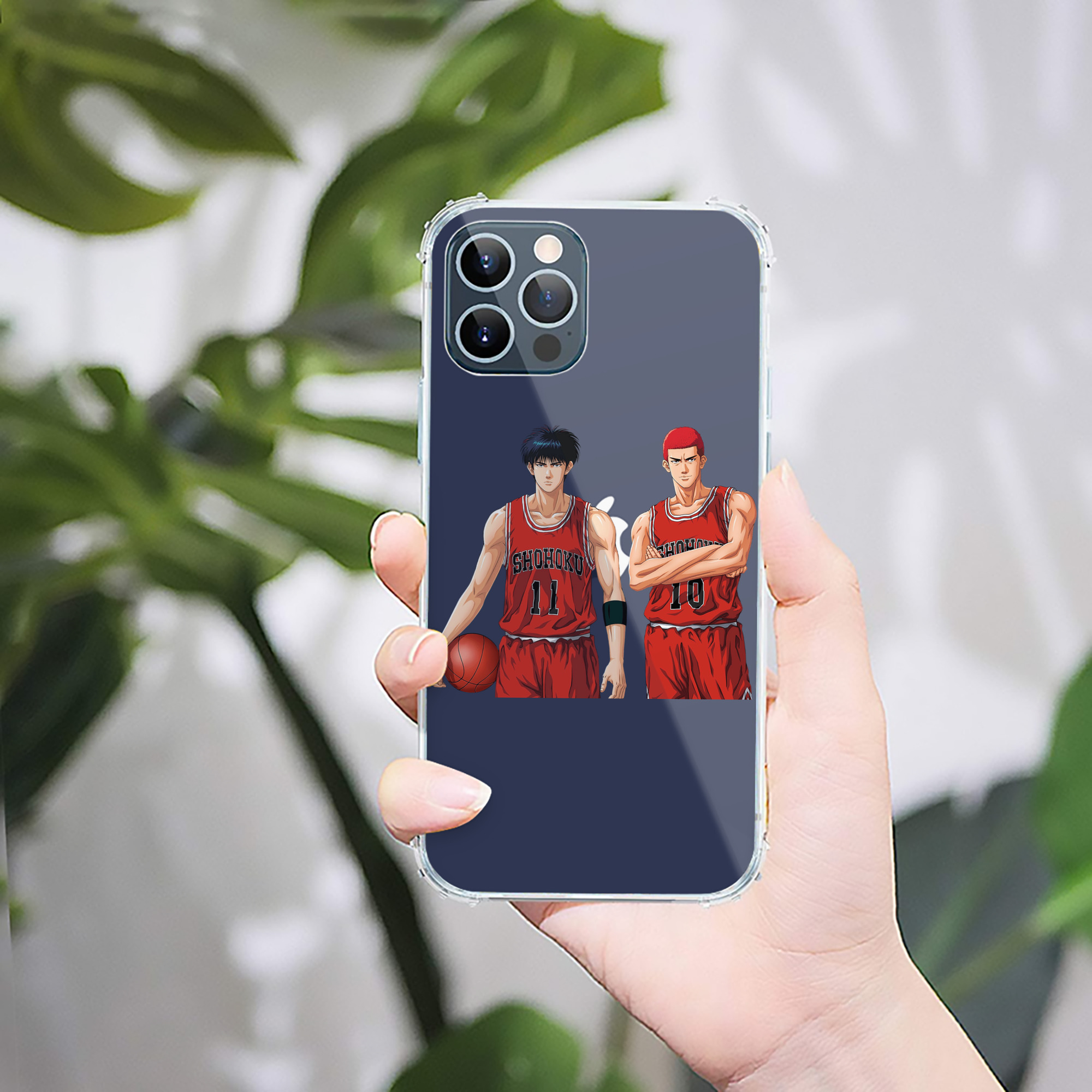 （画像用） SLAM DUNK／スラムダンク 【iPhone 12シリーズ対応】透明スマホケース（クリアソフトケース）